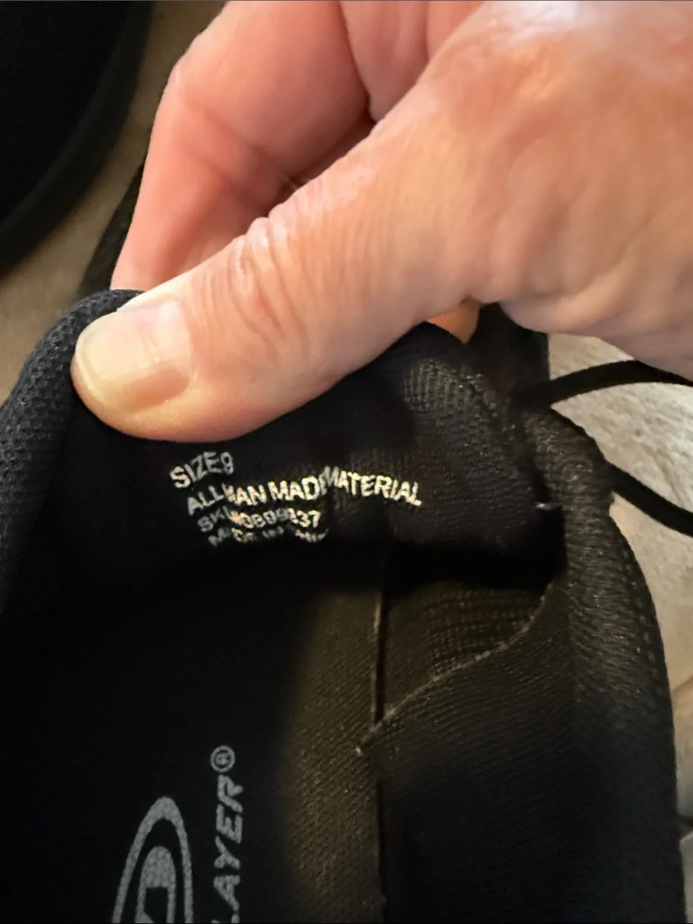 Pro Player All-Black Knit Athletic Sneakers